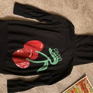 Black juicy couture sweatshirt.